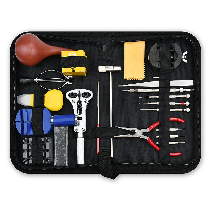 跨进热销新款39件套手表维修工具套装 修表工具 手表维修工具套装