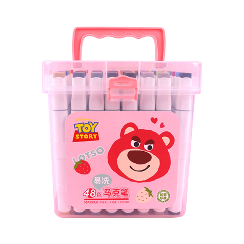 Disney Disney Dm24115/16/17/18T Strawberry Bear Series Children's Easy-to-Wash Marker Package