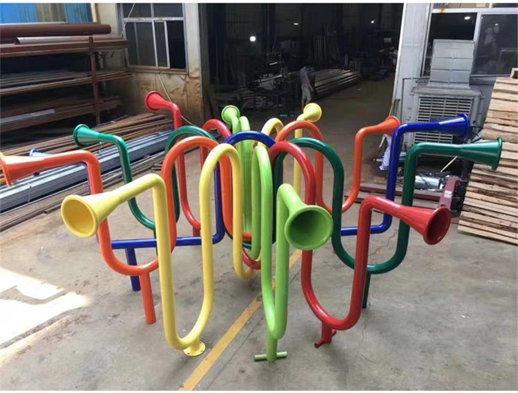 户外传声筒幼儿园公园儿童游乐场秋千荡桥打击乐喇叭筒传音筒定制