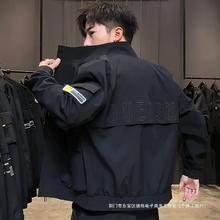 外套男2021新款春秋加厚潮流秋季衣服休闲冬装工秋装上衣潮牌夹克