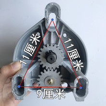 YZ电动卷帘门电机齿轮箱总成机脚配件一整套齿轮变速箱电机配件大