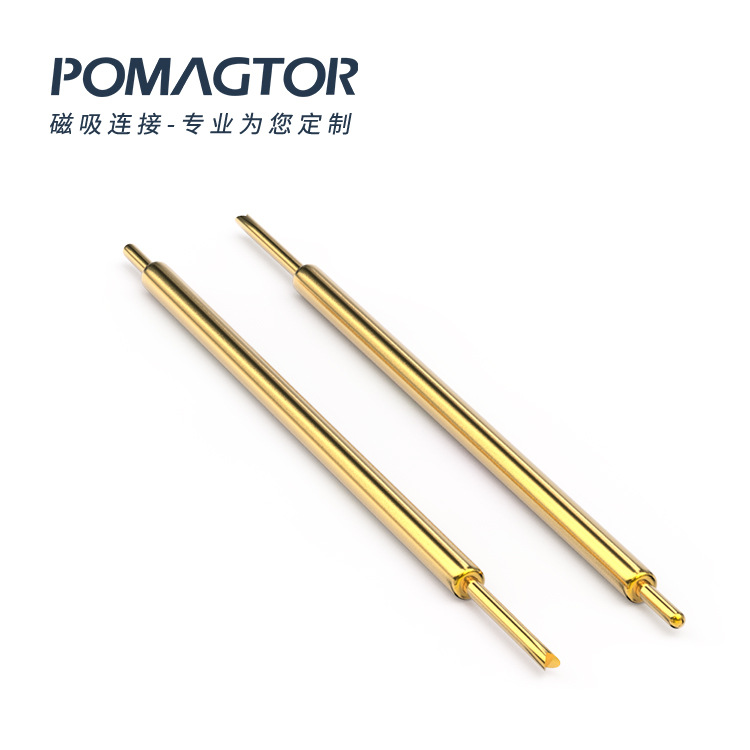 半导体针双头高频探针 接触式pogopin大电流天线顶针弹簧探针