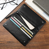 The first layer cowhide leisure time wallet Multi-bit cards have more cash than can be accounted for multi-function Simplicity zipper clutch bag Mobile phone bag Wallet