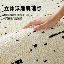 真防水防污沙发地毯客厅2023新款卧室秋冬地垫免洗可擦轻奢高级感
