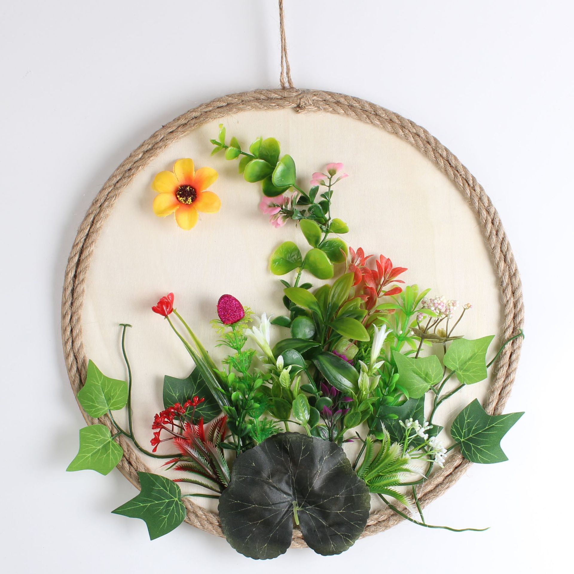 儿童手工制作材料包田园风幼儿园美劳手工仿真花创意diy吊饰挂饰