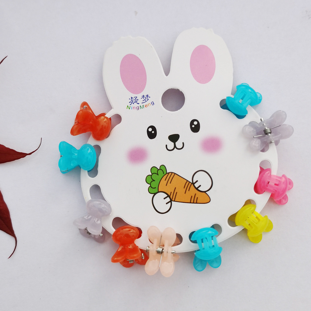 兔子发夹子公主女孩小抓夹碎发可爱女童宝宝头饰韩国儿童发卡发饰