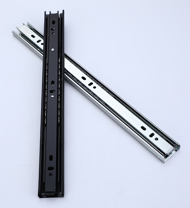 厂家35宽家具轨道抽屉滑轨电表箱装饰推拉画滑道三节轨道导轨