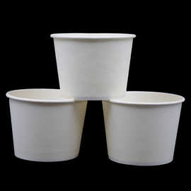 一次性纸碗圆形打包碗酸辣牛肉粉白碗外卖餐盒汤粉面碗logo订做