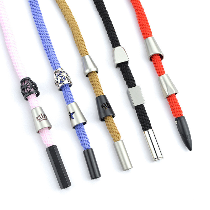 吊钟帽带绳扣衣帽绳尾扣止绳扣金属羽绒服止滑扣衣服调节装饰绳扣