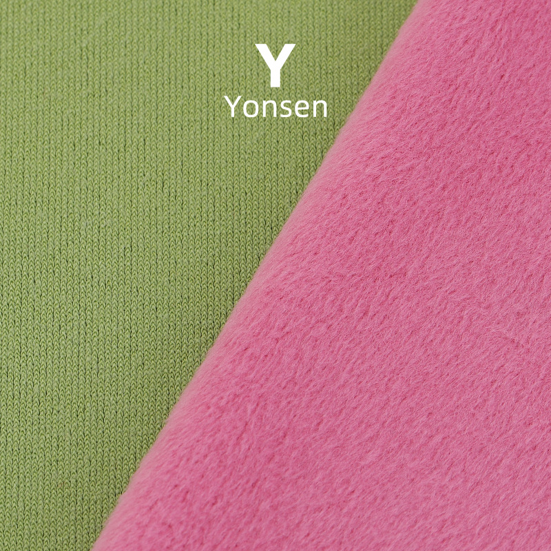 190G Imitation Super Soft Inner Fabric Polyester Knitted Synthetic Flannel Fabric Composite Sweater Suit Fabric