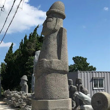 济州岛石头爷爷石像石雕石头公公石头人韩国守护神求子雕像摆件