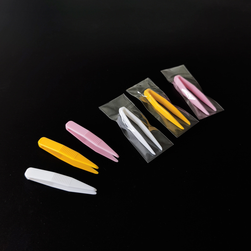 a062蕾丝双眼皮贴镊子 面膜夹子 美容夹子 塑料镊子 双眼皮贴镊子