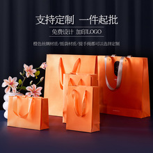 手提纸袋高端服饰礼物礼品印logo印刷螺纹购物环保