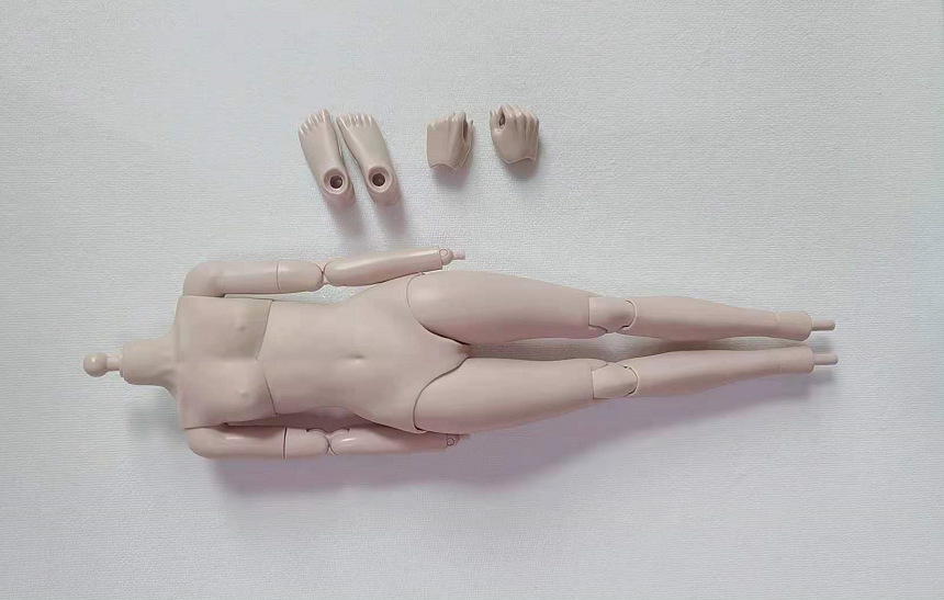 现货flagset 1/6女兵人软胸半包胶女素体 关节可动美术绘画模型