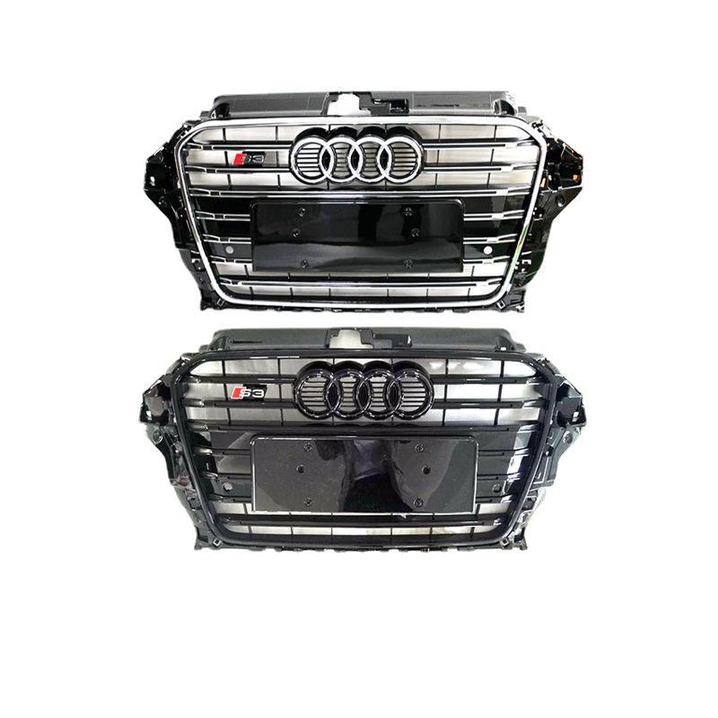 适用于14-16款奥迪a3改装新款s3中网蜂窝进气格栅保险杠装饰配件