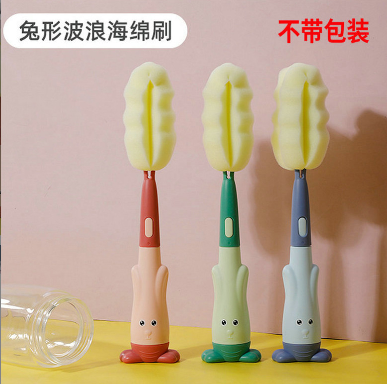 Three-in-One Silicone Baby Bottle Brush