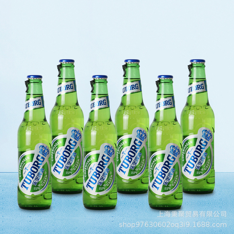嘉士伯乐堡啤酒拉环拉盖型 330ml*24瓶小瓶装
