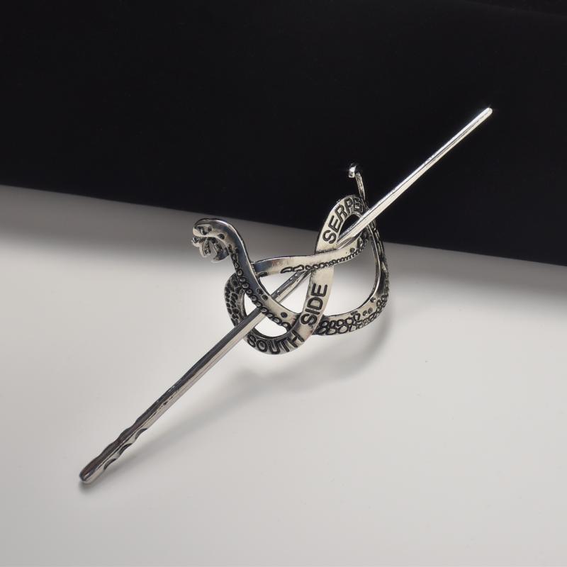 复古设计个性蛇形发簪简约冷淡风盘发发钗日系气质日常弧形簪子女