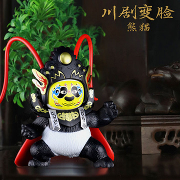 川剧变脸娃娃四川脸谱玩具公仔抖音热销旅游纪念翻脸变脸厂家直销