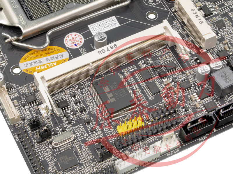 翔升h61迷你itx主板超薄12vdc输入lvds一体机广告机工控机h61itx