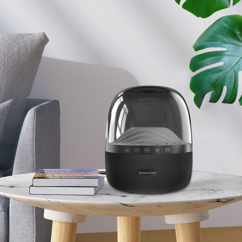 borofone bp8炫彩发光蓝牙音箱 无线迷你便携家庭户外灯效小音响