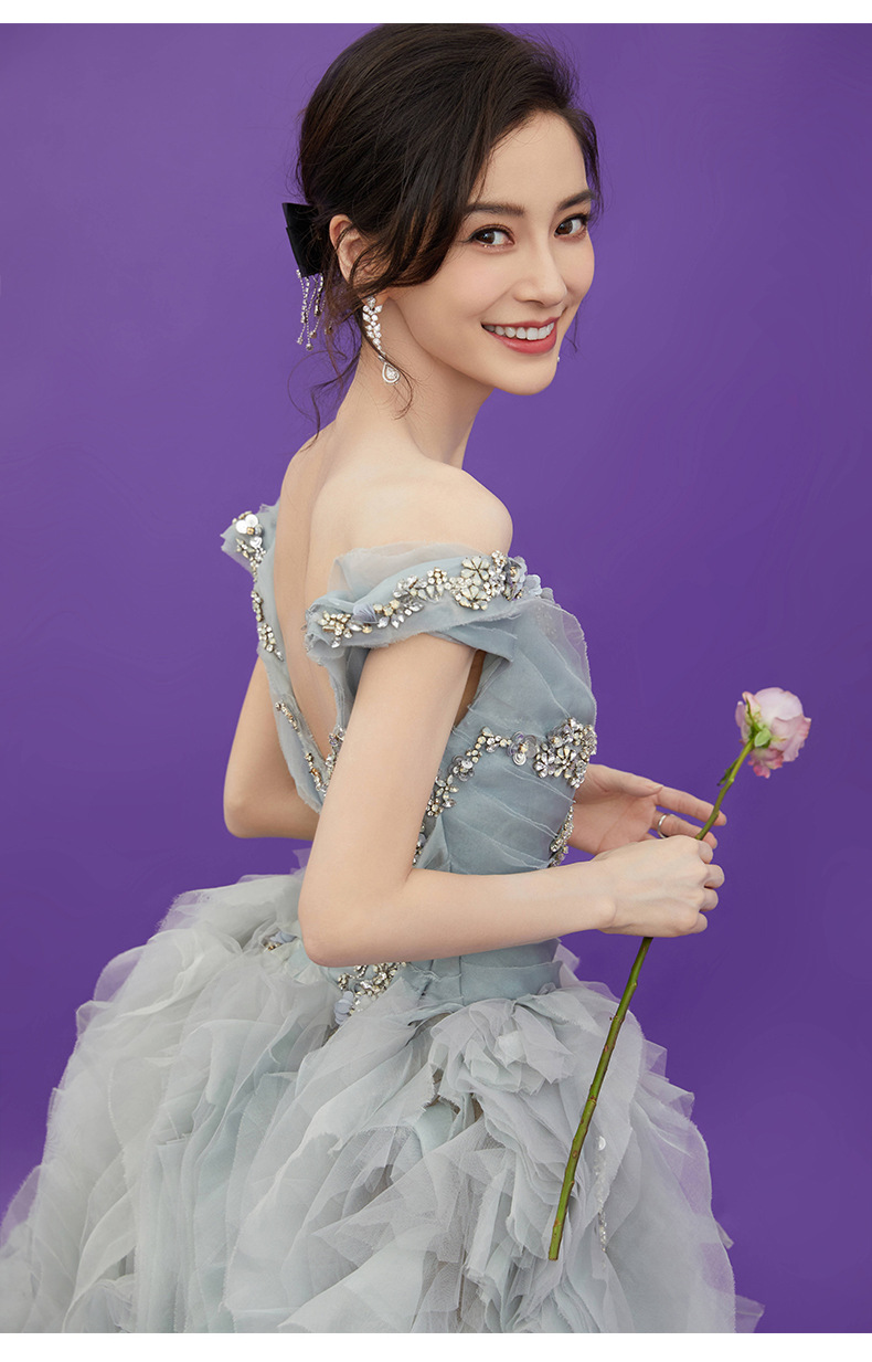 明星同款发饰黑色流苏水钻蝴蝶结公主风发夹气质名媛女头饰头花