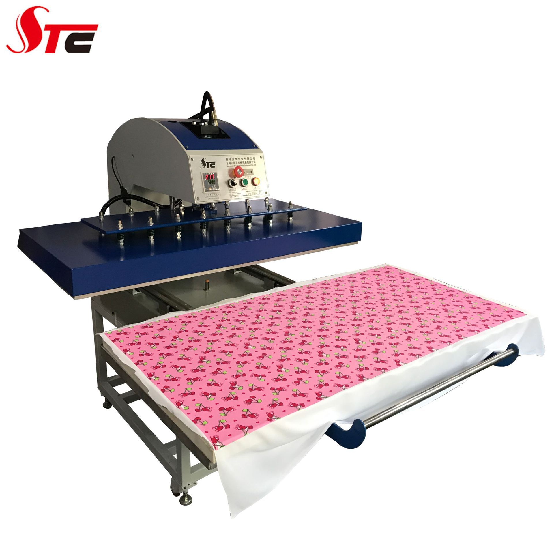 液压抽拉式单工位烫画机 球服印号压烫机 油压服装t恤烫钻烫画机