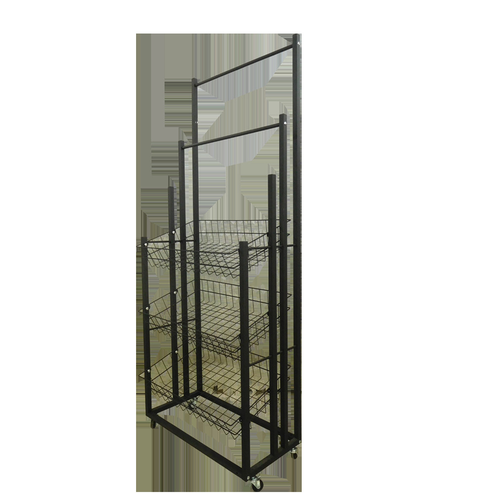 移动雨伞架超市雨伞收纳架miniso名创优品货架太阳伞展示架皮带架