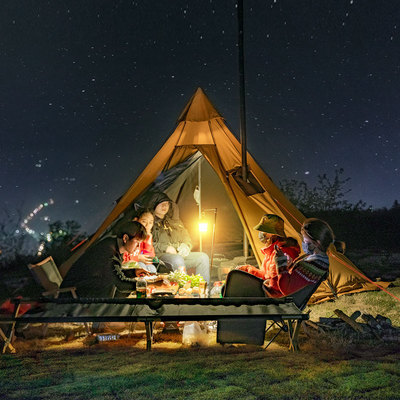 撼途户外帐篷柴火炉子便携野餐glamping多功能无烟帐篷炉野炊炉具