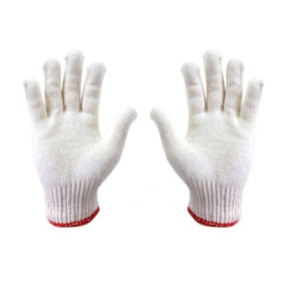 日常通用双手防护涤纶劳保透气建筑工地工人作业劳保手套