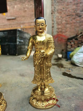 阿难迦叶佛像纯铜铸造大型藏传寺庙全铜一米释迦牟尼佛密宗铜雕像