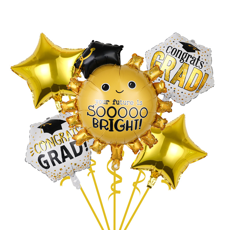 Cross-Border Amazon Graduation Balloon Set Graduation Certificate School Graduation Ceremony Graduation Season Party Decoration