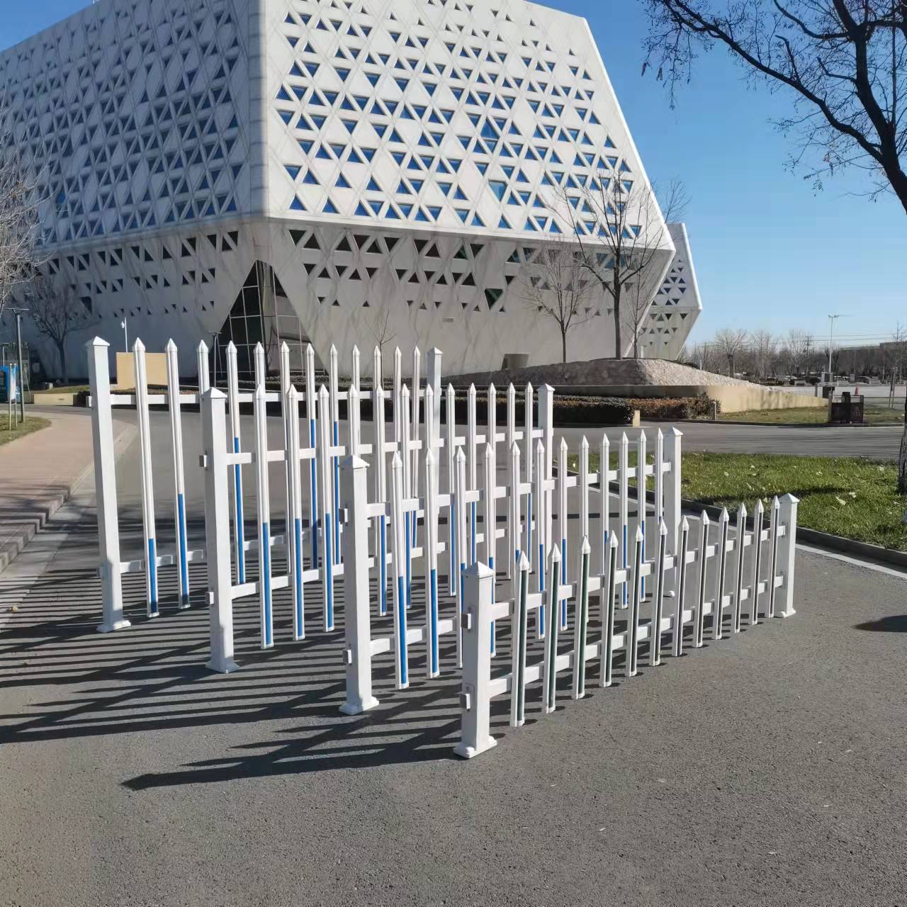 pvc塑钢护栏 变压器围栏户外电力绝缘隔离防护栅栏