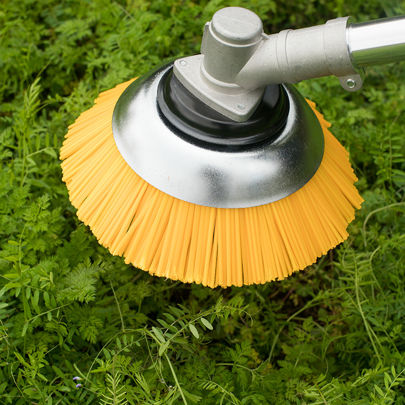 工厂直供8寸割草机尼龙丝打草头除草轮除草加硬尼龙割草轮锄草绳