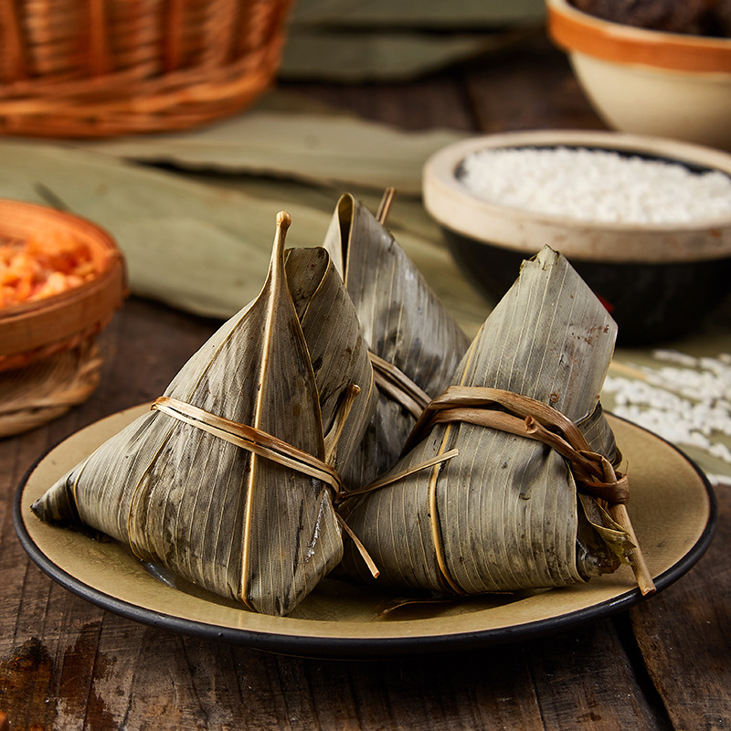 广东潮汕潮州海鲜粽子蛋黄肉粽甜粽手工新鲜端午节豆沙鲜肉大粽子