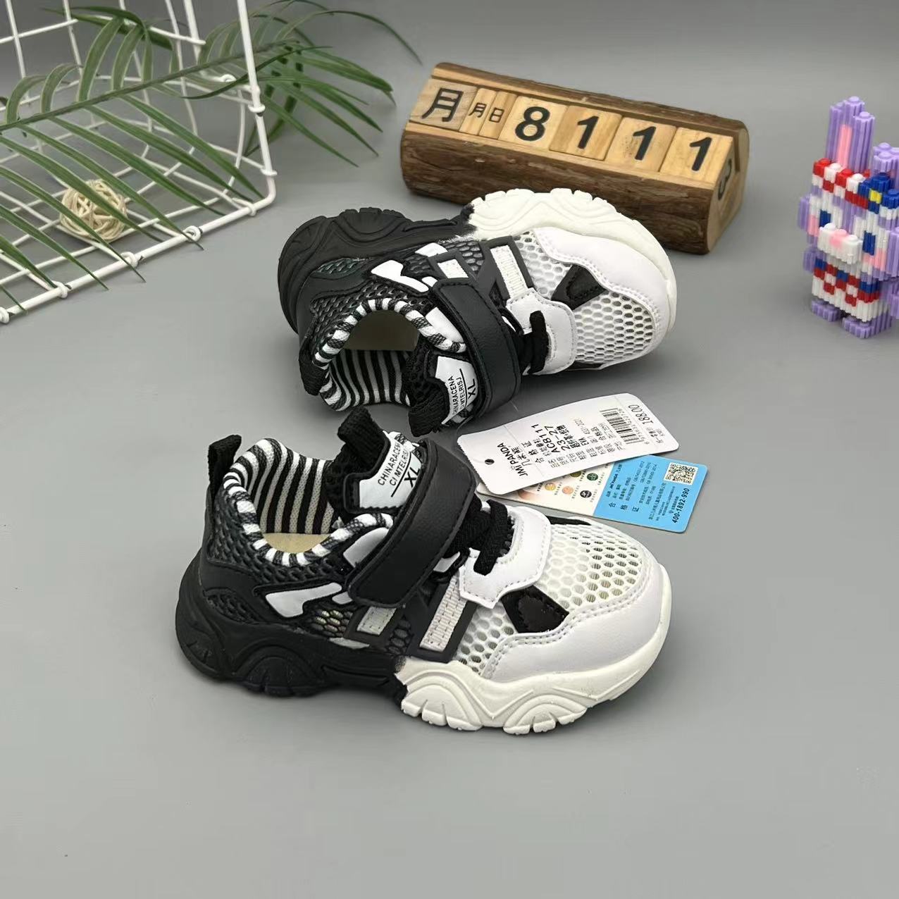 几米熊夏季儿童宝宝机能鞋单网透气吸汗实心底耐穿防