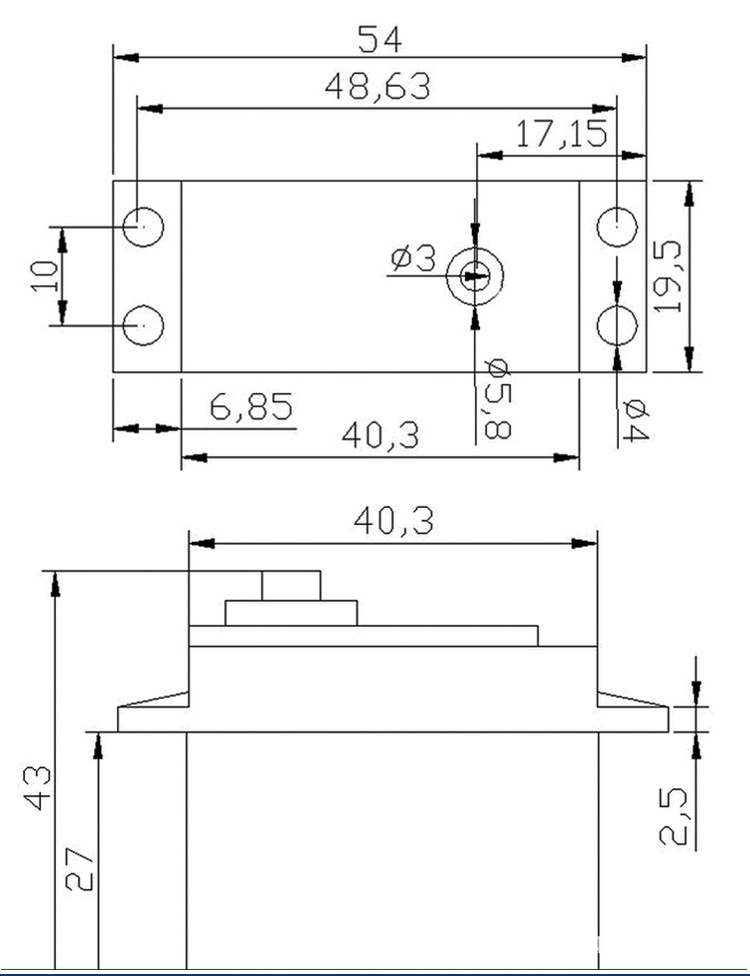 mg996r 360度180度 机器人机械臂金属舵机攀爬车越野车mg995舵机