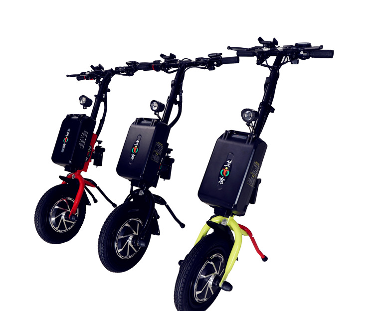 电动轮椅车头拆卸轮椅电动残疾人代步三轮锂电池牵引车便携户外