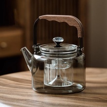 高硼硅日式蒸煮一体星空提梁壶电陶炉玻璃煮茶壶家用大容量泡茶壶