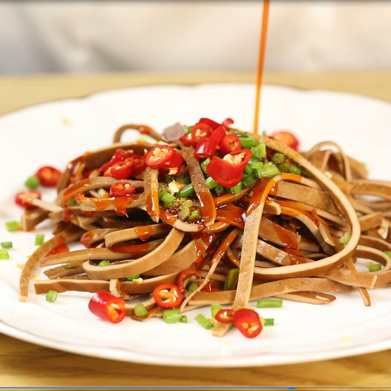 四川产卤豆皮牛皮豆干五香营山手工豆腐皮豆皮烧烤食材重庆美食