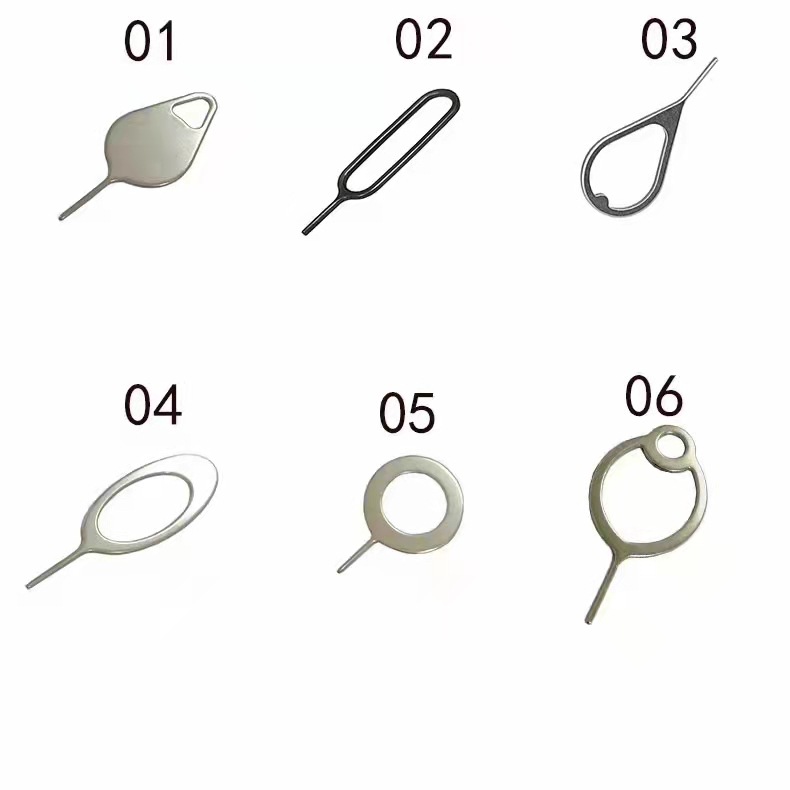 工厂爆款0.8不锈钢取卡针取卡器复位针顶针热卖手机卡针