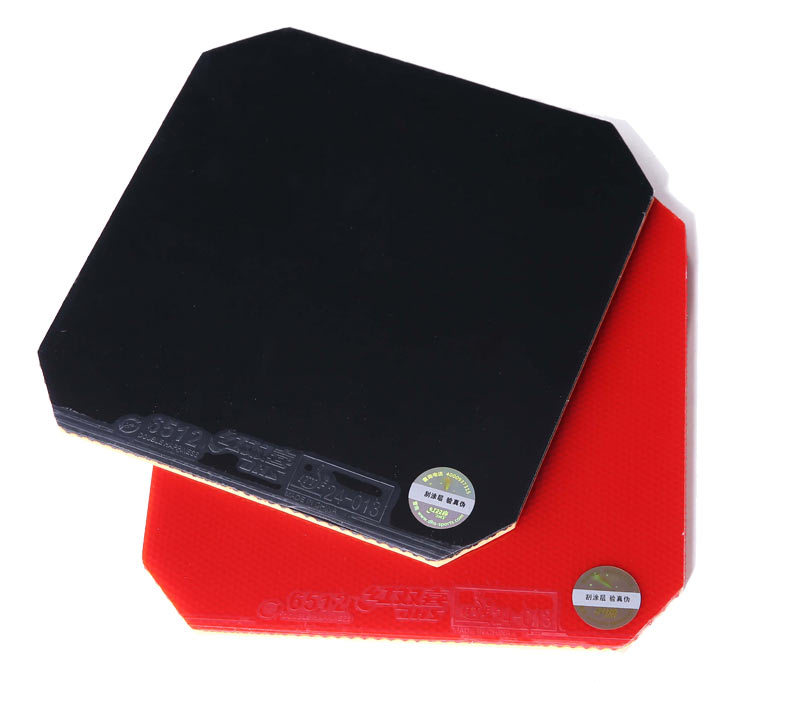 dhs红双喜6512 乒乓球胶皮球拍反胶套胶全面型粘性胶皮正品