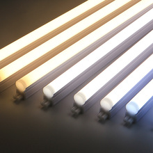 批发led灯管三色变光客厅家用暖色t5一体长条智能日光灯暖黄光管