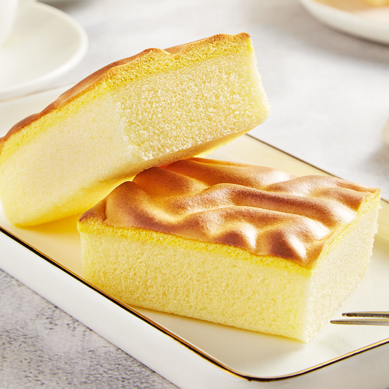 欧贝拉冰皮白玉卷夹心蛋糕雪媚娘糯米甜品糕点散装早餐零食品面包