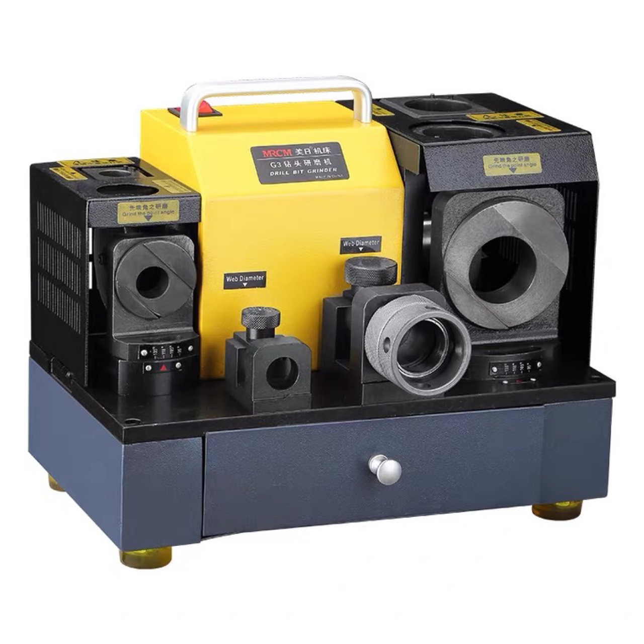 美日机床大钻头研磨机 g3麻花钻头修磨工具 钻头磨刀机磨钻头神器