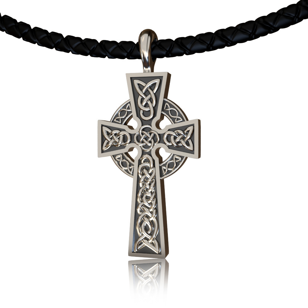 欧美跨境十字架项链复古基督教天主教男女通用吊坠项链宗教配饰