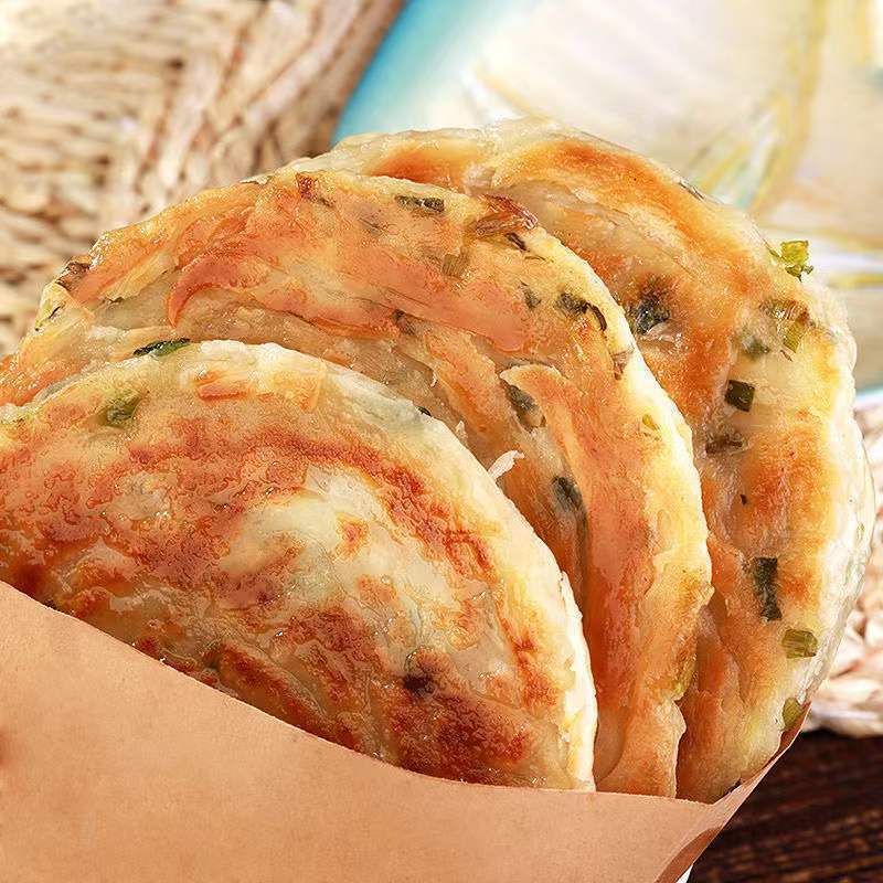 老上海葱油饼早餐葱花饼千层葱油饼葱香味手抓饼皮葱油饼批发