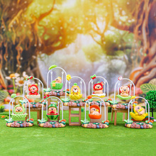 新品漫步云端的水豚仔秋千盲盒桌面创意小摆件节日送朋友礼物批发