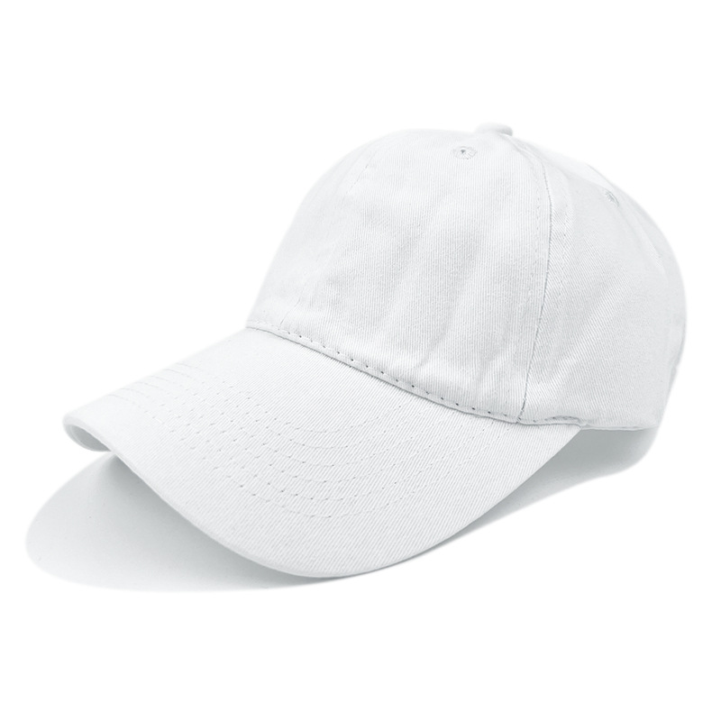 38 Colors Cotton Worn Looking Washed-out Baseball Cap Soft Top Solid Color Peaked Cap Sun-Shade Sun Protection Hat Wholesale Embroidery Logo