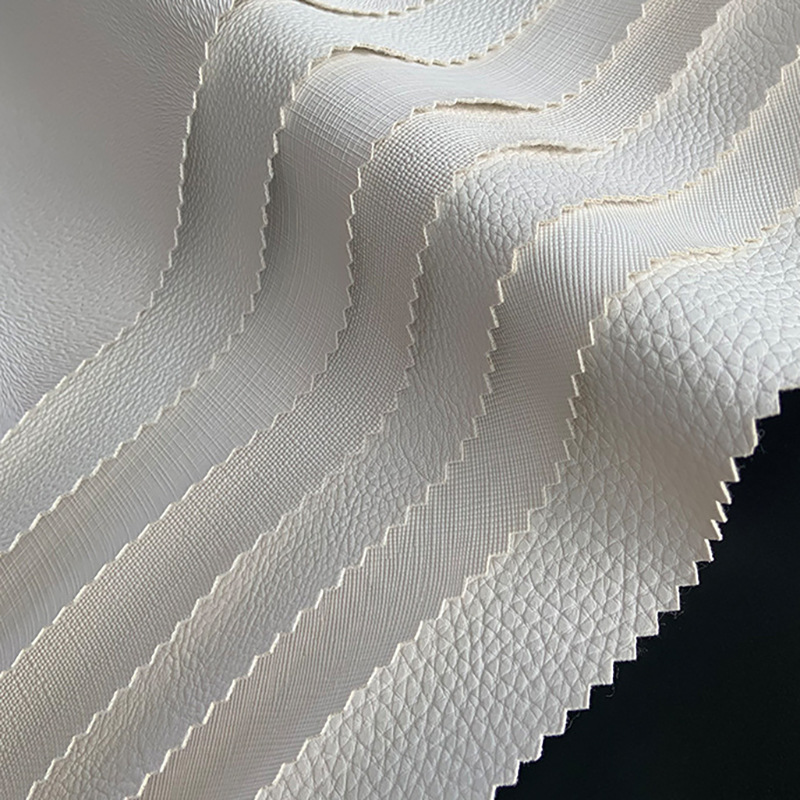 厂家促销批发 pvc合成革白色纹路数码打印皮革 鼠标垫桌布革防滑
